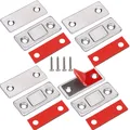 Jiayi Magnete für Schranktüren, 4 Stück selbstklebende starke Magnete 
