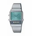 Casio Vintage Collection Armbanduhr digital/analog Edelstahlband AQ-800EC-2AEF