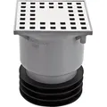 Bodenablauf Profi, verschraubte Abdeckung, DN110, DN90, DN50 und Spitzende DN110