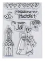 efco Stempel Hochzeit, 6 Stück