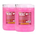 MANNOL Antifreeze AF12+ Kühlerfrostschutz Fertiggemisch 20 Liter  2 x 10L Rot