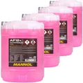 4x 10 LITER MANNOL AF12+G12+ ROSA/ROT bis -40°C KÜHLERFROSTSCHUTZ passend für VW