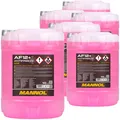 6x 10 LITER MANNOL AF12+G12+ ROSA/ROT bis -40°C KÜHLERFROSTSCHUTZ passend für VW