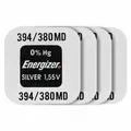 4 X Energizer Silberoxid 394 380 Batterien 1,55V SR45 SR936SW Uhr