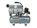 Hyundai Druckluftkompressor, Silber, Metall, 35x41x42 cm, ölfrei, Druckminderer, Rückschlagventil, Manometer Kesseldruck, Ausgabedruck, einfach zu transportieren, Freizeit, Heimwerken, Werkstatt