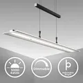 Hängelampe - 16w, 1750lm, Led, Höhenverstellbar, Dimmbar, Warmweiß, Schwarz