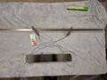 LED Pendelleuchte  höhenverstellbar Hängelampe Esstisch Silber Glas 32 Watt