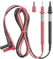 Benning 044146 Sicherheits-Messleitungs-Set Lamellenstecker 2mm Prüfspitze 1.00m Schwarz, Rot 1St.