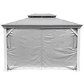 Sojag Vorhänge inkl. Clips für Pavillon Messina 1216 Vorhänge inkl. Clips | Taupe