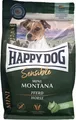4 kg Happy Dog Sensible Mini Montana Pferd (€ 9,57/kg) Trockenfutter Hund klein