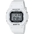 CASIO BABY-G Funkchronograph BGD-5650-7ER, Armbanduhr, Digitaluhr, Solaruhr, Damenuhr weiß