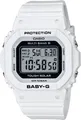 BABY-G Funkchronograph, Armbanduhr, Digitaluhr, Solaruhr, Damenuhr weiß