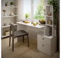 Vicco Esstisch Denton, Weiß, 136 x 55 cm mit 2 Schubladen (1-St)