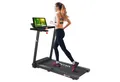 AsVIVA Laufband T21, Kompaktes 2-in-1 Laufband mit 2,5 PS Motor & App-Konnektivität (AsVIVA klappbares Laufband T21, Bedienungshandbuch, Montagewerkzeug), geklappt sehr flach (H: 14,5 cm), Bluetooth, Lautsprecher