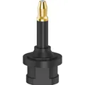 Hama ODT-Adapter, Toslink-Kupplung - optischer 3,5-mm-Stecker, vergoldet (00205178)