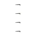 4x Bosch 0 445 115 077 Einspritzdüse für BMW E90 E91 E92 E93 E83 E70 E71 E72