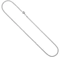 Schmuck Krone Panzerkette 2mm Panzerkette, 925 Silber, 42cm, Silber 925