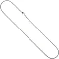2mm Panzerkette Collier Halskette 925 Silber glänzend Damen, 42cm, Silberkette