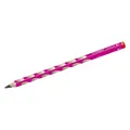 STABILO Ergonomischer Dreikant-Bleistift für Rechtshänder - EASYgraph in pink - 12er Pack- Härtegrad (3.15 mm, HB, 12x) (322/01-HB)