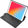 Inateck Ultraleichte Tastatur Hülle für 10,2 Zoll iPad 2021 (9. Gen)/iPad 2020(8. Gen)/iPad 2019(7. Gen), 10,5 Zoll iPad Air 3 2019, 10,5 Zoll iPad Pro 2017, mit Smart Power Knopf, QWERTZ