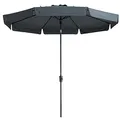 Madison Sonnenschirm Flores Luxe 300 cm Grau PAC2P014
