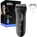 Braun Elektrorasierer Series 3+ Close&Comfortable Shave, 3000s, Trockenrasierer, grau