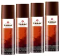 TABAC ORIGINAL 4 x 200 ml Deo-Spray Deodorant Bodyspray for Man Mäurer & Wirtz