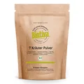 7 Kräuter Pulver Bio 100g - Bitterstoffe Komplex - Bitterkräuter vegan - Wacholder Anis Kümmel Bibernellwurzel Schafgarbe Wermut Fenchel - Nach Bertrand Heidelberger - Biotiva