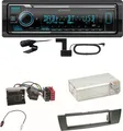 Kenwood KMM-BT508DAB Bluetooth Digitalradio Einbauset für BMW E90 E91 E92 E93