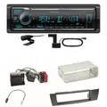 Kenwood KMM-BT508DAB Bluetooth Digitalradio Einbauset für BMW E90 E91 E92 E93