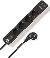 Brennenstuhl 1153240026 Ecolor Steckdosenleiste 4-fach mit USB-Ladegerät 1,5 m