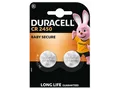 DURACELL 3V 2er-Pack CR2450 Knopfzelle, Lithium