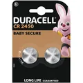 Duracell Knopfzelle CR2450 / DL2450, 620 mAh, Lithium, 2 Stück