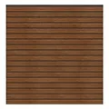 GrojaSolid Rhombus Steckzaun-Set Teak co-extrudiert 180x180cm