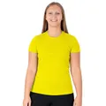 JAKO Lauf-Tshirt Run 2.0 (Polyester-Micro-Mesh, atmungsaktiv) neongelb Damen, Größe: 42