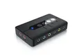 CSL USB-Soundkarte, extern, 7.1 Surround Sound, Stereo Audio Adapter, für PC - Win 10, 11