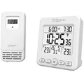 LCD Funk-Wetterstation mit Außensensor Wecker Funkuhr Kalender Datum 2 Alarme - 4-MV5832-1