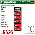 10x Camelion LR626 SR626W AG4 377 GP77A V377 LR66 177  MHD bis 10.2029