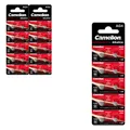 3x Camelion Knopfzellen Uhren - Batterien AG4 Alkaline 0% HG 10er Blister