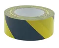 Gewebe Warnband Markierungsband Signalband Abrollband Klebeband, 50mm x 25m, Schwarz-Gelb, Stark Haftend 10409 ### KURZBESCHREIBUNG ### Das Gewebe-Warnband (50mm x 25m) in Schwarz-Gelb dient zur