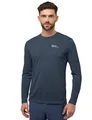 Jack Wolfskin Herren Vonnan Ls M T-Shirt, Midnight Sky, XXL EU