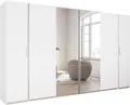 rauch Schwebetürenschrank Kleiderschrank Drehtürenschrank Schrank Garderobe KRONACH TOPSELLER mit Dreh- und Schwebetüren und Spiegel, viele Böden MADE IN GERMANY