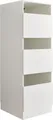Laundreezy Wäscheschrank LAUNDREEZY LDO50 Breite 50 cm, höhenverstellbare Füße, Soft-Close-Funktion