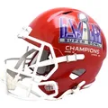 Riddell Sammelfigur Speed Replica Football Helm SB 58 Kansas City Chi rot