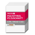 6er Set Polystyrol Platten weiß I DIN A5 Kunststoff-PS Zuschnitte DIY I mag_264