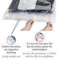 Wenko Vakuum Beutel Set Transparent, 6-teilig, platzsparende Kleideraufbewahrung