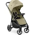 Hauck Kinderwagen Shop N Care, Klappbuggy bis 25 kg mit Liegefunktion, Getränkehalter und Snack Tablett, Olive - Olive
