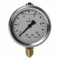 MANOMETER Kugel GLYCERIN 010 Bar 1/4". Verwendet in Sanitär und Gartenarbeite...