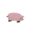 Holztiger Holzfigur rosa Schwein Sau Holzspielzeug