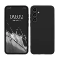 kwmobile Handyhülle für Samsung Galaxy S23 FE Hülle - TPU Case - Kabelloses Laden - Schutzhülle Cover in Schwarz